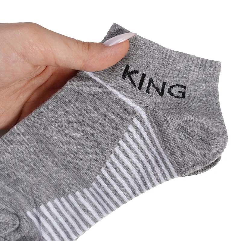 جوراب مچی مردانه نخی فری سایز راه راه KING
