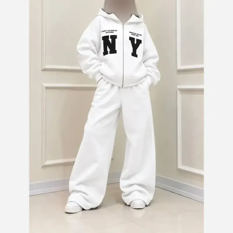 سویشرت شلوار NY دورس داخل کرکی فری سایز ترند