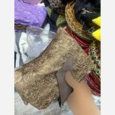 بارونی زنانه مدل پرستو جنس کتان تی سی سایز بزرگ و معمولی کمر گت دار