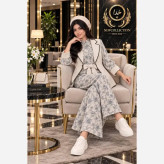 کت و اورال پاییزه آپامه جنس لینن نچرال اعلا رنگ بندی متنوع سایز فری