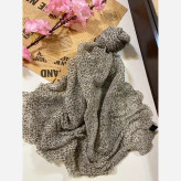 شال حریر شنی وارداتی حاشیه دالبر عروسکی سایز 185 در 80 سانتی متر
