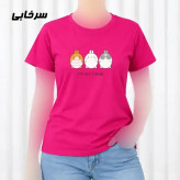 تیشرت زنانه نخ پنبه مدل Friends فری سایز مناسب تا سایز 44