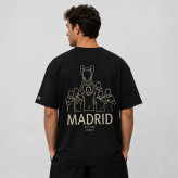 تی شرت مردانه آستین کوتاه پنبه طرح real madrid super cup