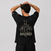 تی شرت مردانه آستین کوتاه پنبه طرح real madrid super cup