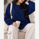بلوز بافت زنانه نخ ترک ساده لش ضد حساسیت سایز 36 تا 50
