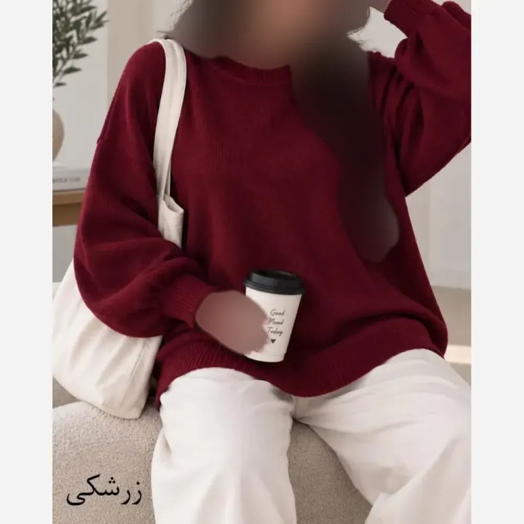 بلوز بافت زنانه نخ ترک ساده لش ضد حساسیت سایز 36 تا 50