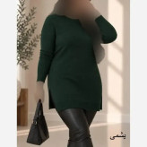 تونیک بافت زنانه نخ ترک ضد حساسیت سایز 38 تا 48