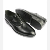 کفش اسپرت مردانه مجلسی اداری رسمی رویه چرم صنعتی بیاله مدل راد