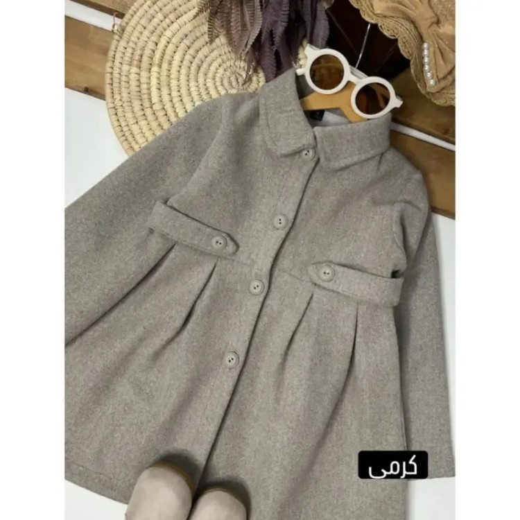 پالتو فوتر دخترانه زمستانی و پاییزی سایز 2 تا 8 سال